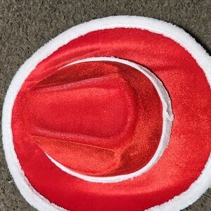 Red and White Women's Cowboy Hat. 3pcs....for $10